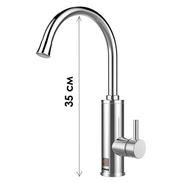 Проточний водонагрівач Noveen IWH850 INOX 4115 431 079 фото