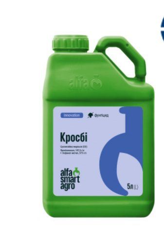Фунгицид Кросби 5л Альфа Смарт Агро, для пшеницы и ячменя от мучнистой росы, ржавчины, септориоз 3500 фото