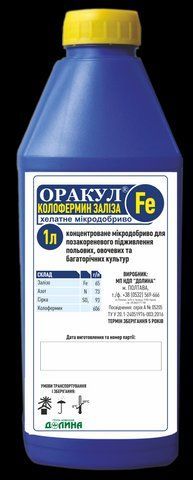 ОРАКУЛ&nbsp;колофермін заліза 1л, концентроване хелатне&nbsp;мікродобриво заліза 4614 фото