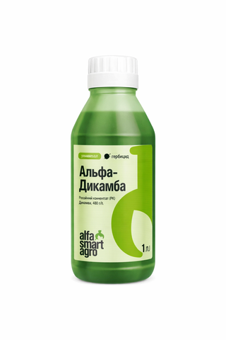 Гербицид Альфа-Дикамба 1 л (на разлив) ALFA Smart Agro 480 г/л дикамба для зерновых культур и кукурузы 04589 фото