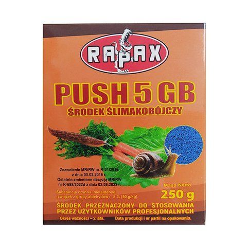 Засіб від слимаків RAPAX Push 5 GB, 250 г 1357137865 фото