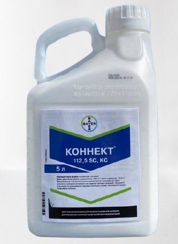 Інсектицид Коннект Bayer 5 л, для гороху, пшениці, сої, кукурудзи, ріпаку, цибулі 3274 фото