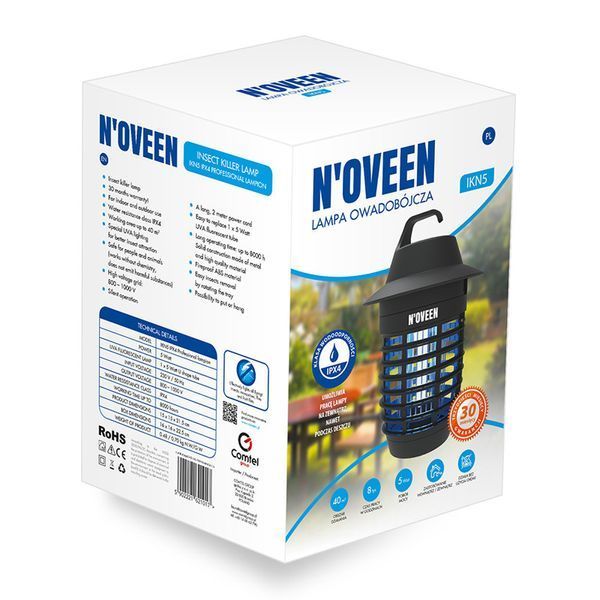 Знищувач комах вуличний Noveen IKN5 IPX4 982 500 фото