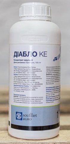 Акарицид від кліща Діабло 1л, для ріпаку, для сої, для виноградника, для саду 4221 фото