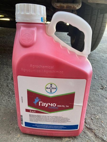 Гаучо Плюс Bayer 5л інсектицидний протравник насіння для пшениці, ячменю, сої, сорго 2654 фото